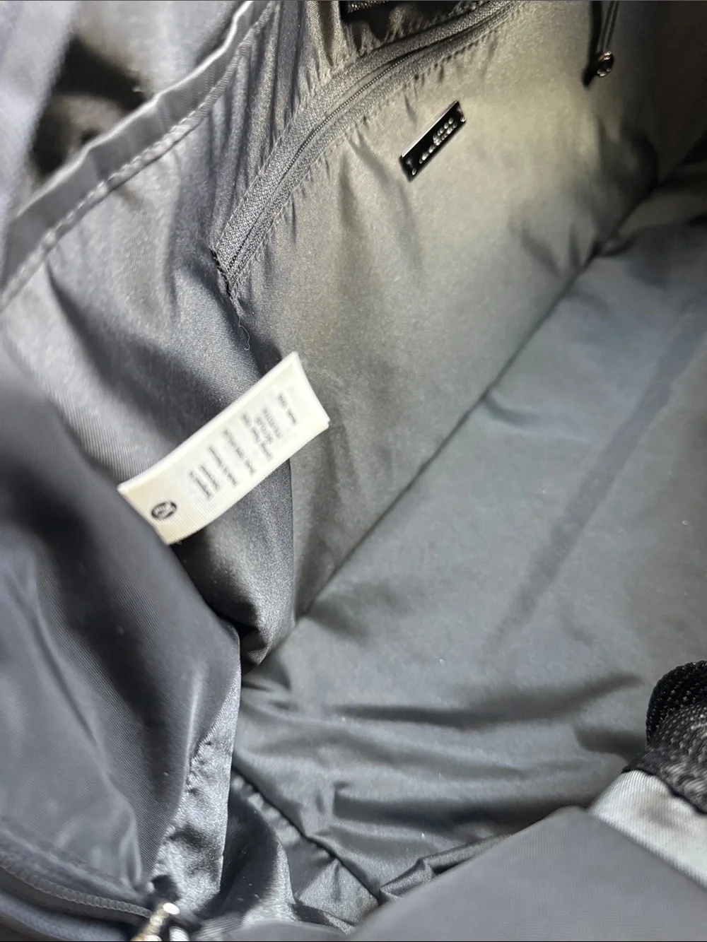lululemon athletica Black Men's Duffel with Subtle Logo